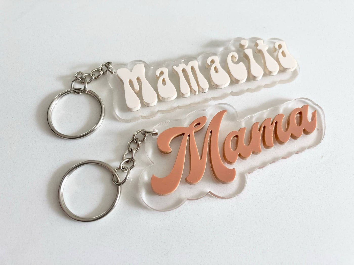 Acrylic Mama Keychain