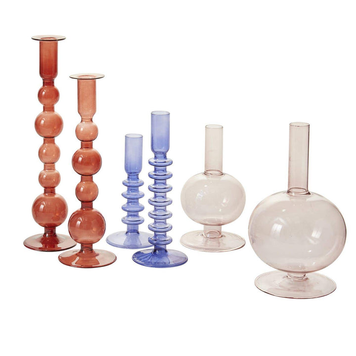 Pink Malaga Candleholder