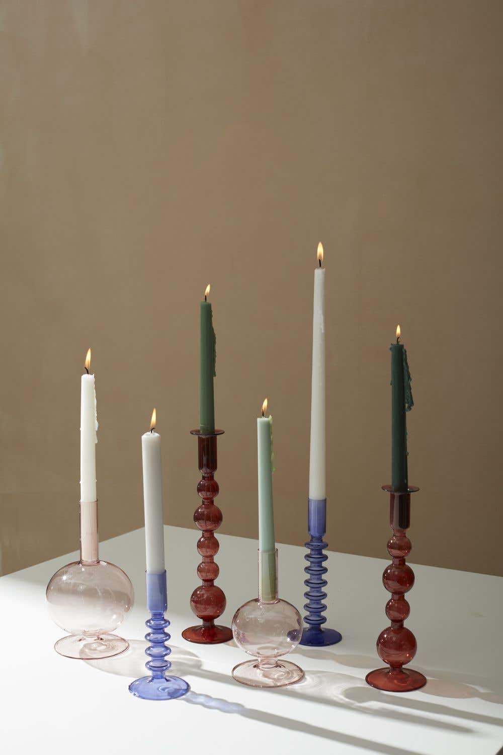 Pink Malaga Candleholder